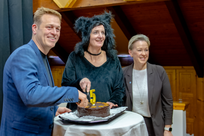 Sternenpark-Jubiläum: Stefan Kaineder, Sabine Pumberger, Nicole Eder (Foto: Gernot Wührleitner)