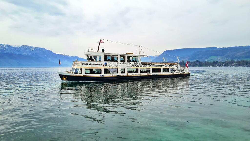 Das Künstlerschiff der Attersee Schifffahrt (Foto: Tom Leitner)