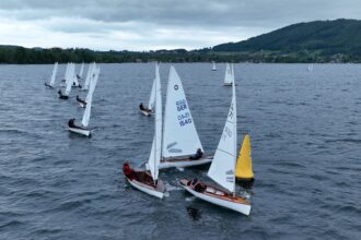Bojenumrundung O-Jollen-Meisterschaft Attersee