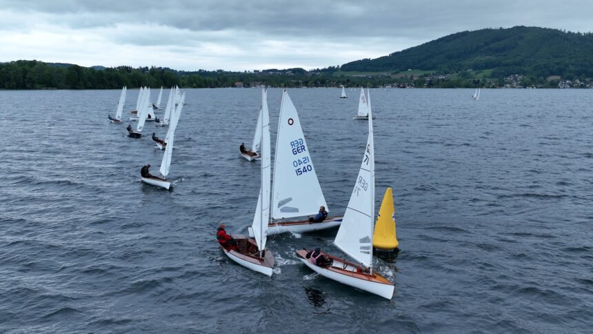 Bojenumrundung O-Jollen-Meisterschaft Attersee