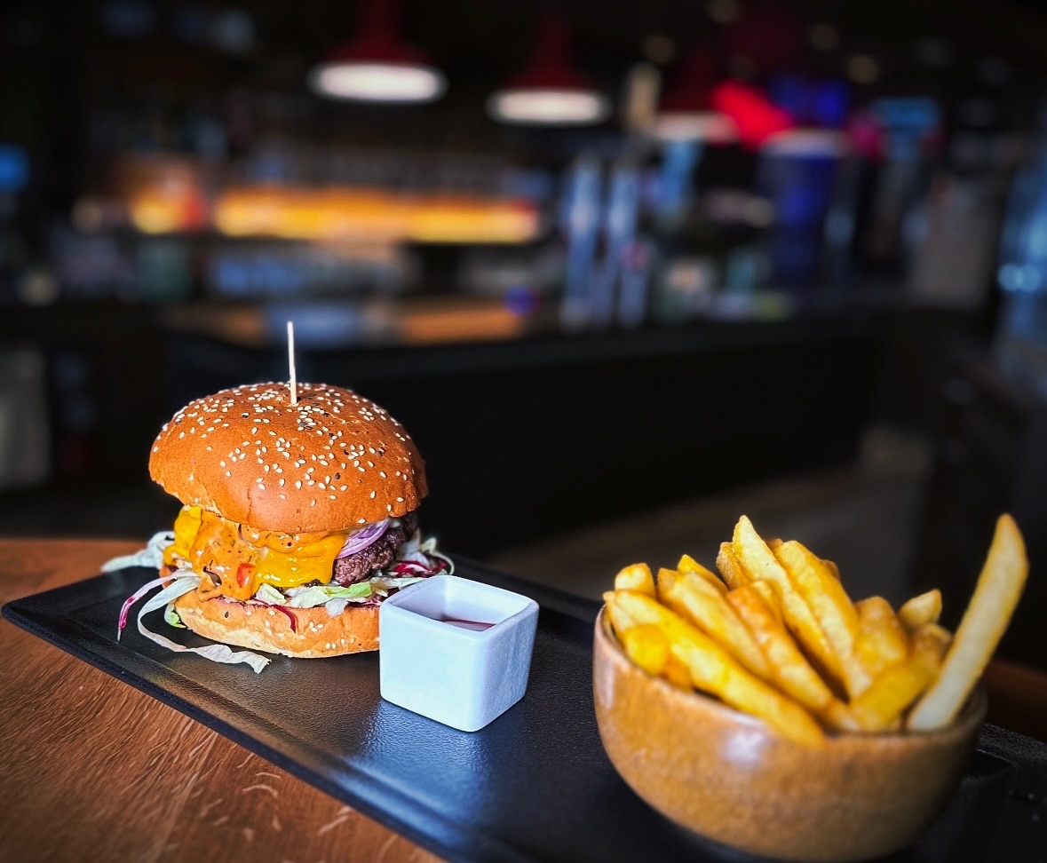 Burger in der Kitcheria Regau