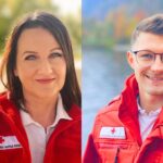 Nicole Schweiger und Christoph Resch engagieren sich freiwillig als Rettungssanitäter beim Roten Kreuz im Bezirk Vöcklabruck