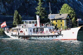 Raddampfer Gisela am Traunsee