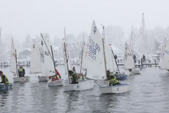 Eisarsch Regatta am Attersee