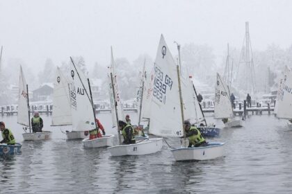 Eisarsch Regatta am Attersee