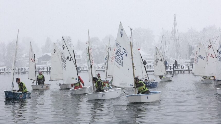 Eisarsch Regatta am Attersee