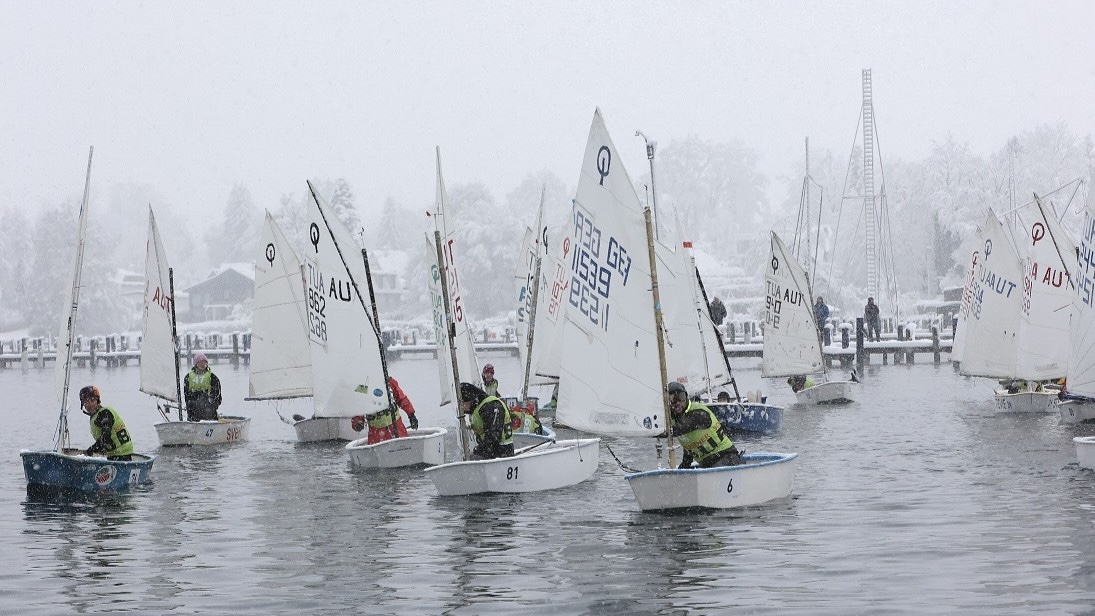 Eisarsch Regatta am Attersee